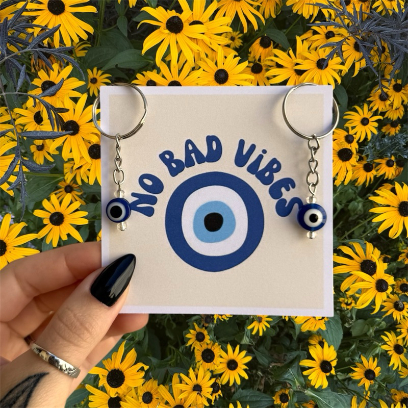 Chaveiro Olho Grego da Proteção Amuleto Boa Sorte em Oferta na Shopee