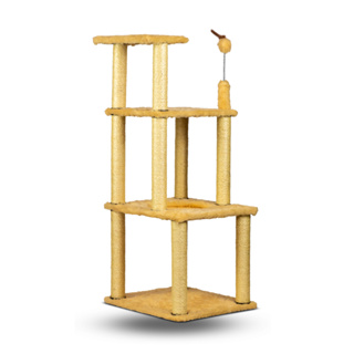 Arranhador Torre para Gatos com Cama Confortável Brinquedo grande em Oferta na Shopee
