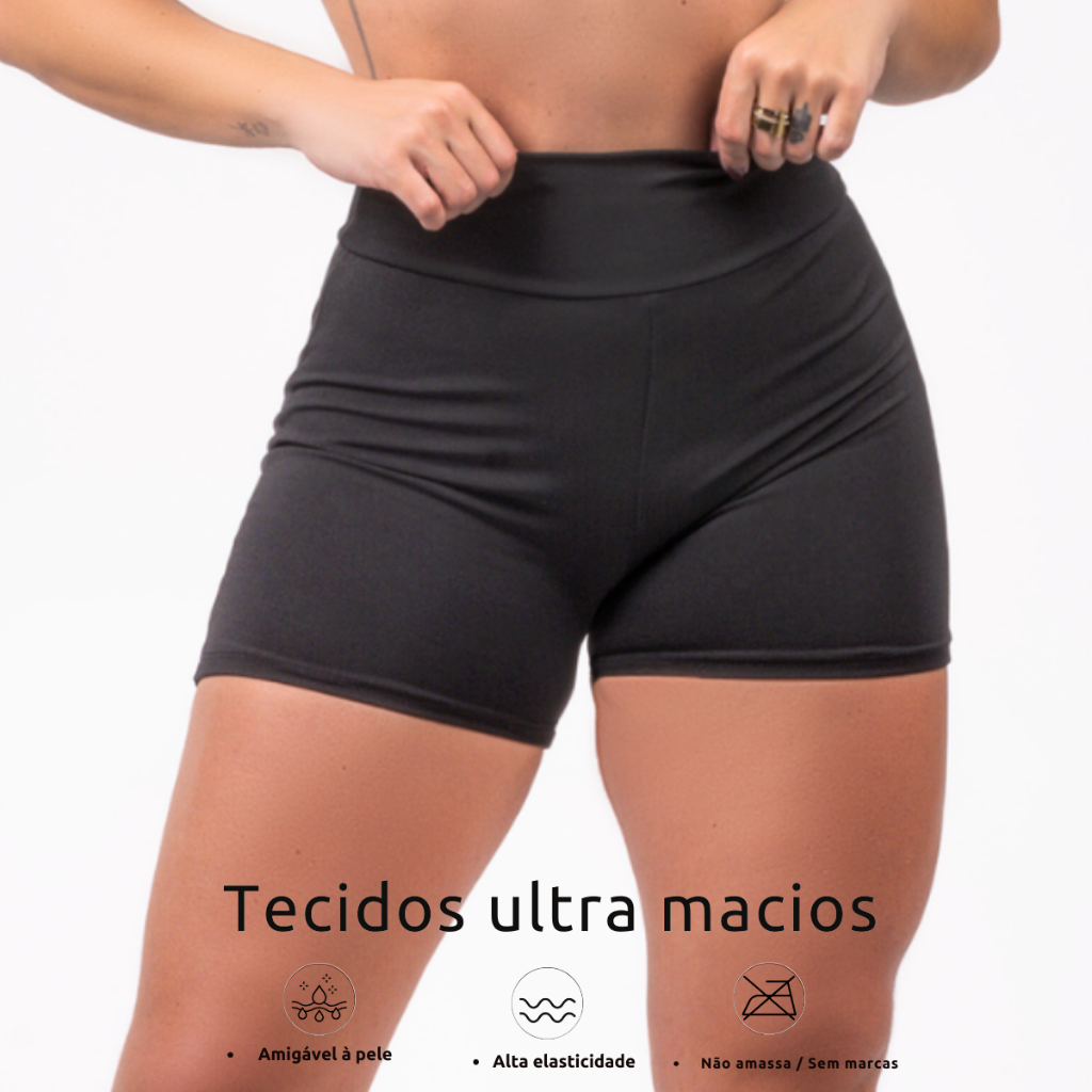 Short Corrida Fitness ZERO TRANSPARÊNCIA Suplex Premium Academia Treino Musculação Crossfit