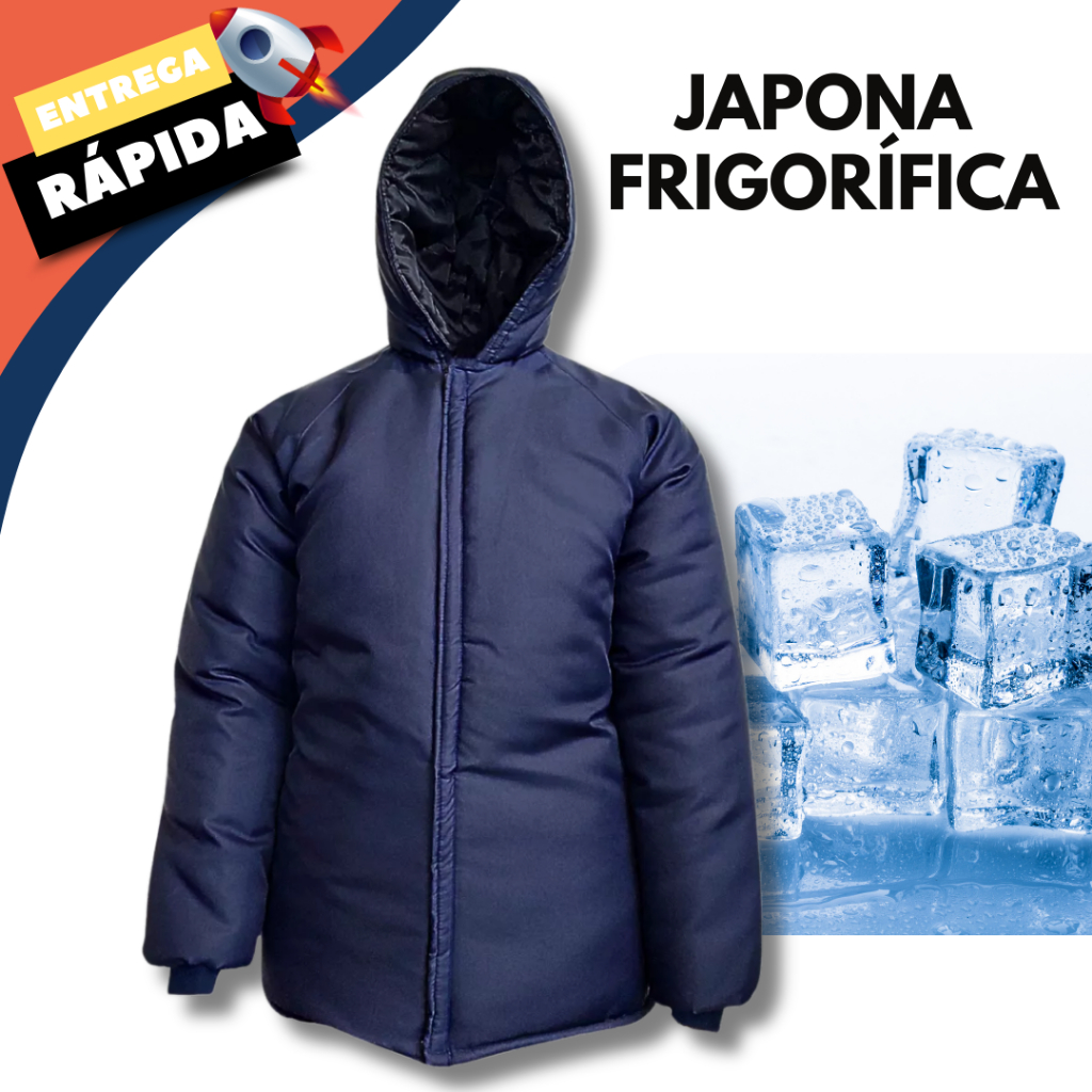 Japona Termica Resistente EPI Suporta até - 49° Forro Quente Profissional Proteção Impermeavel EPI