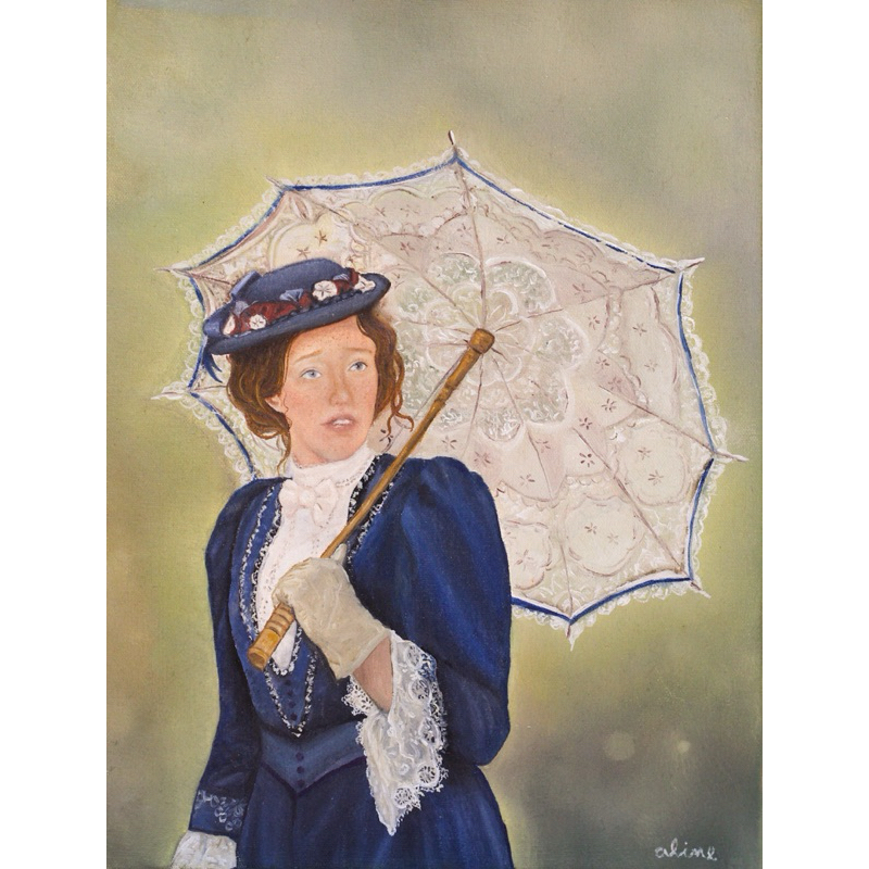 Quadro Pintura a Óleo Anne With An E | Obra Autoral