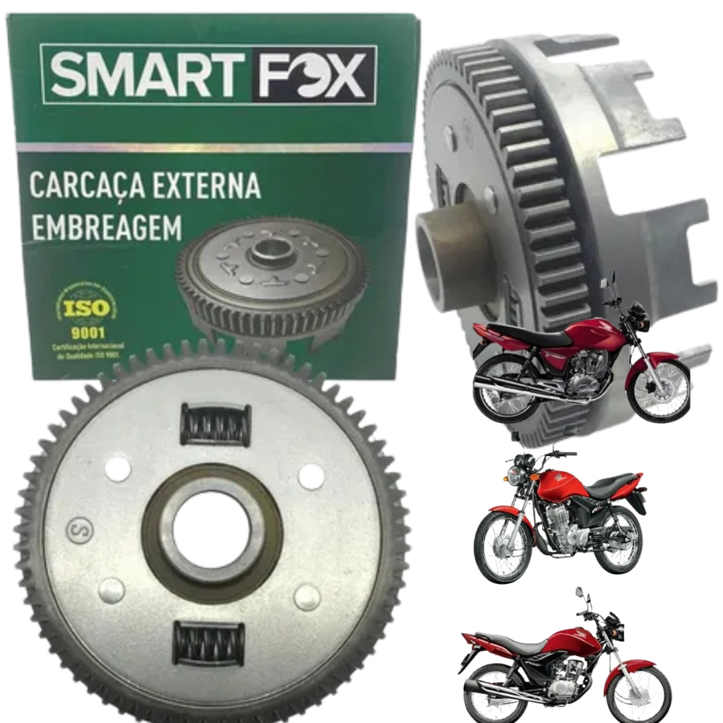 Campana Carcaça Externa Embreagem Titan 150 Fan 125 Fan 150 em Oferta na Shopee