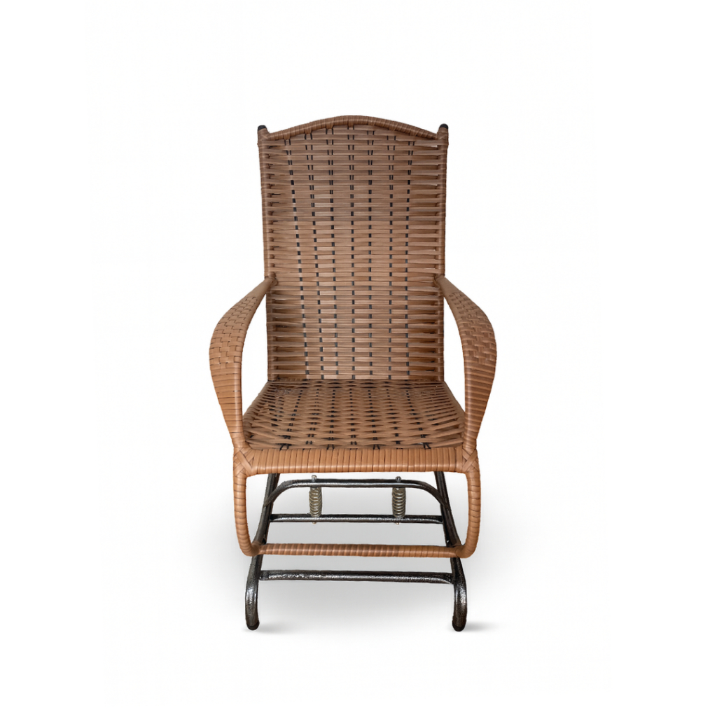 Cadeira de Balanço para Varanda e Área Externa em Fibra Sintética Resistente em Oferta na Shopee