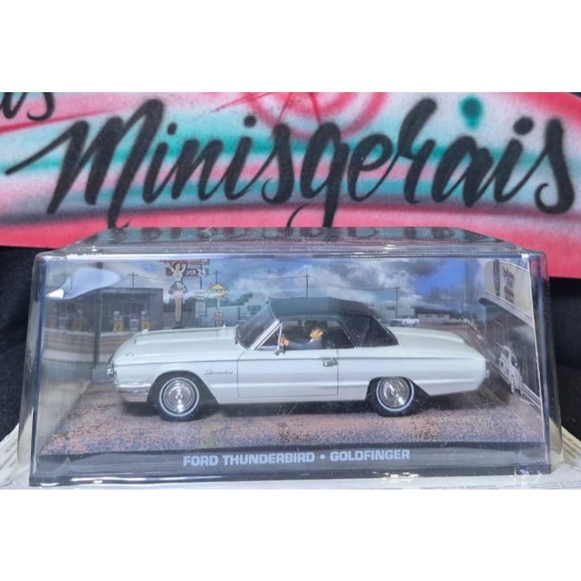 Miniatura Ford Thunderbird -James Bond 007 -  Goldfinger