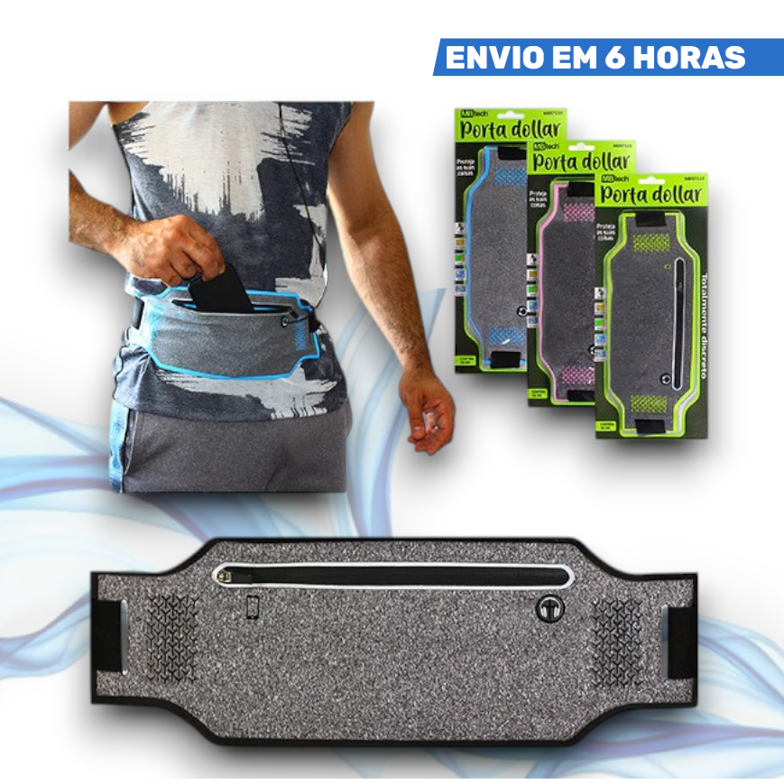 Pochete Esportiva Slim Porta Dolar Celular Cores para Corrida e Academia em Oferta na Shopee