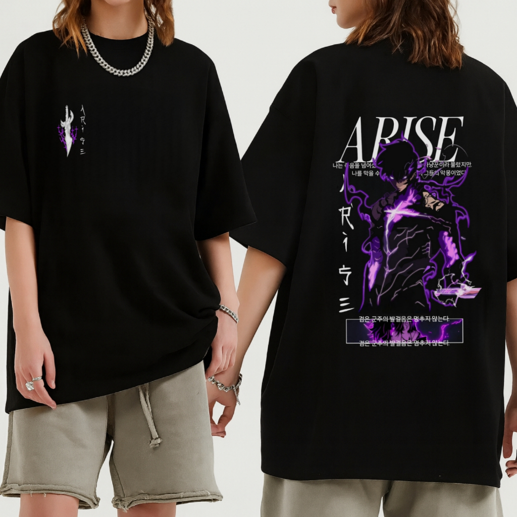 Blusa Oversized Solo Leveling Unissex – Estilo Streetwear Único