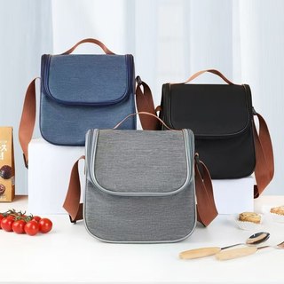 Bolsa Térmica Com Alça Lanche Bebida Lancheira Portátil Trabalho Fitness Piquenique