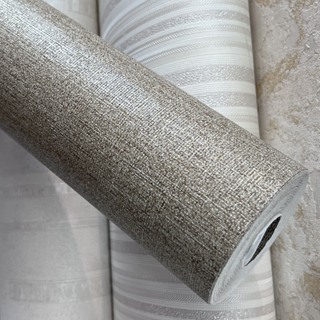 Papel de Parede Importado Linho Marrom Alto Relevo - Rolo 10 metros de comprimento x 53cm de Largura - Cola Inclusa em Oferta na Shopee