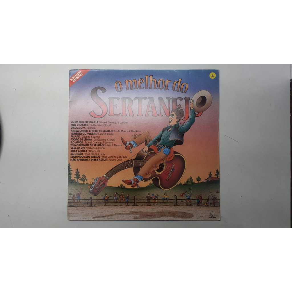 Disco De Vinil O Melhor Do Sertanejo Zezé Chitãozinho Da1173 Estandar (Usado)Disco De Vinil O Melhor Do Sertanejo Zezé C