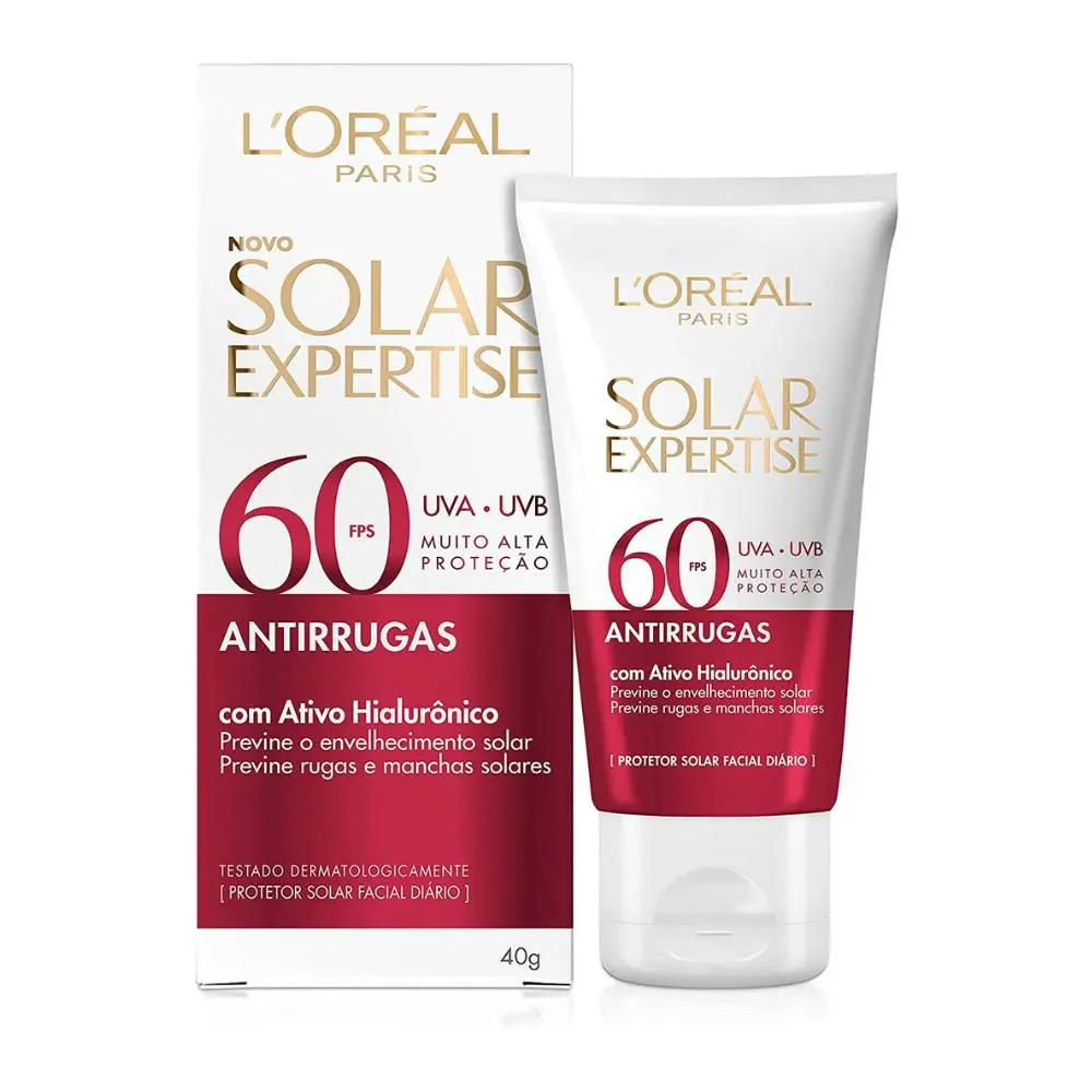 Solar Expertise Facial Antirrugas Fps 60 L Oreal Paris Protetor Solar: Onde Comprar | BuscaProdutos