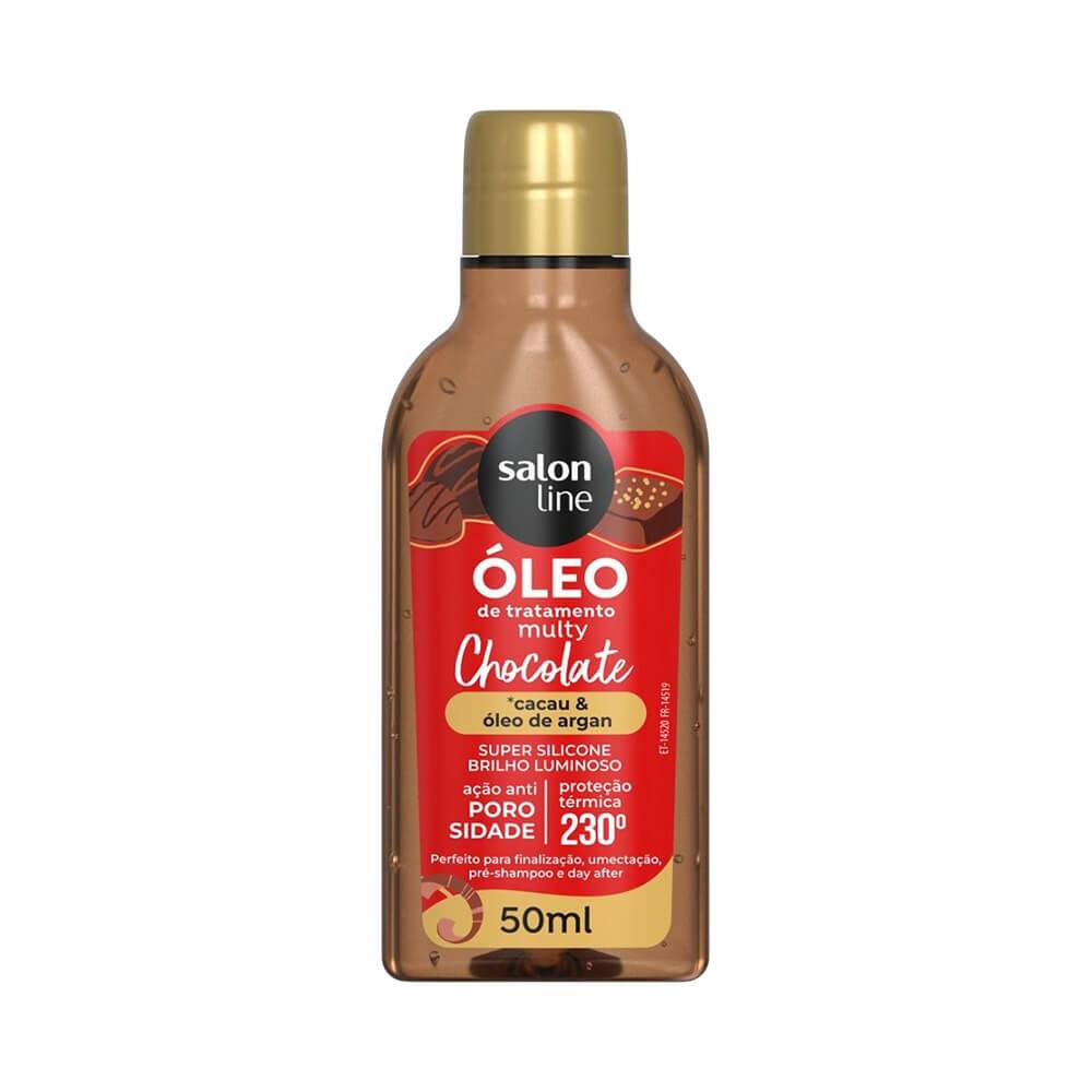 Óleo de Tratamento Salon Line Cachos dos Sonhos Multy Chocolate 50ml em Oferta na Shopee