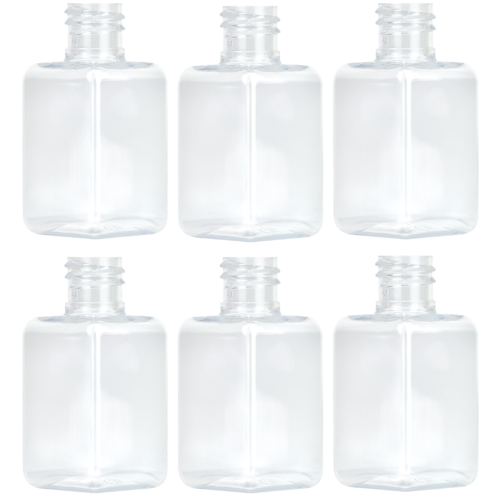 1300 Frascos Saco Fechado Pet Quadrado 40ml Cristal 5,5g Rosca 18/415 sem tampa em Oferta na Shopee