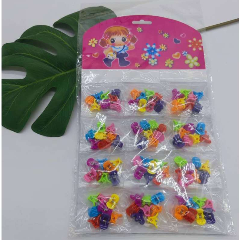 Kit 96 Mini Piranha Presilha Grampo de Cabelo Infantil Fofo Feminino Colorido/Preto em Oferta na Shopee