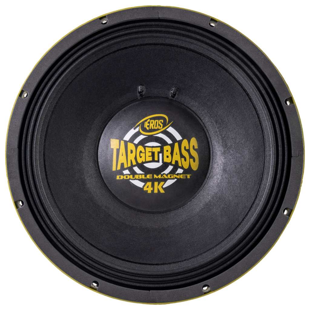 Alto Falante Eros Target Bass Double Magnet 4K 15 Polegadas 2000W RMS 4 Ohms Amarelo Grave e Sub em Oferta na Shopee