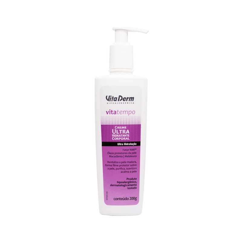 CREME ULTRA HIDRATANTE CORPORAL VITA TEMPO 200GR VITA DERM