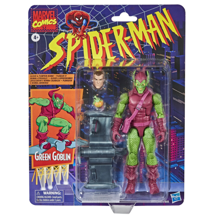 Spiderman - Green Goblin - Duende Verde Marvel Legends