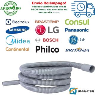 Mangueira saída de Água para máquina de lavar- Lavadoras Bocal RETO em Oferta na Shopee