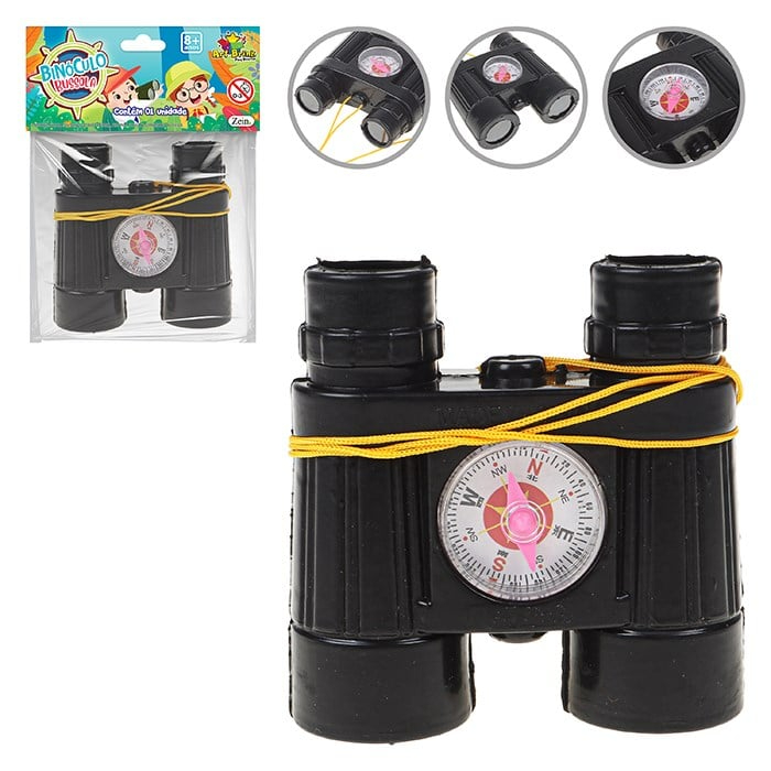 Binoculo preto mini kit com 30 unidades para doaçao ou lembraçinha de aniversario em Oferta na Shopee