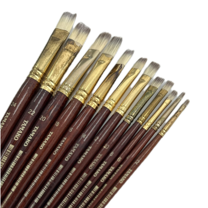 Kit Com 12 Pinceis Cerdas Sinteticas em Oferta na Shopee