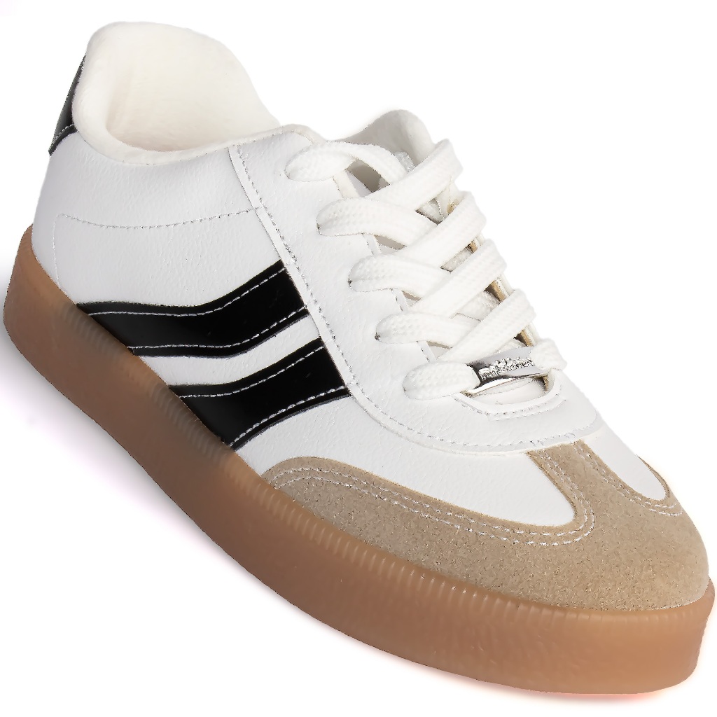 Tênis Molekinha Menina Infantil Casual Original 2582-102 Branco e Preto em Oferta na Shopee