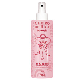 Body Splash Corporal Cheiro de Rica N3 Kokeshi 200ml Floral Intenso Adocicado