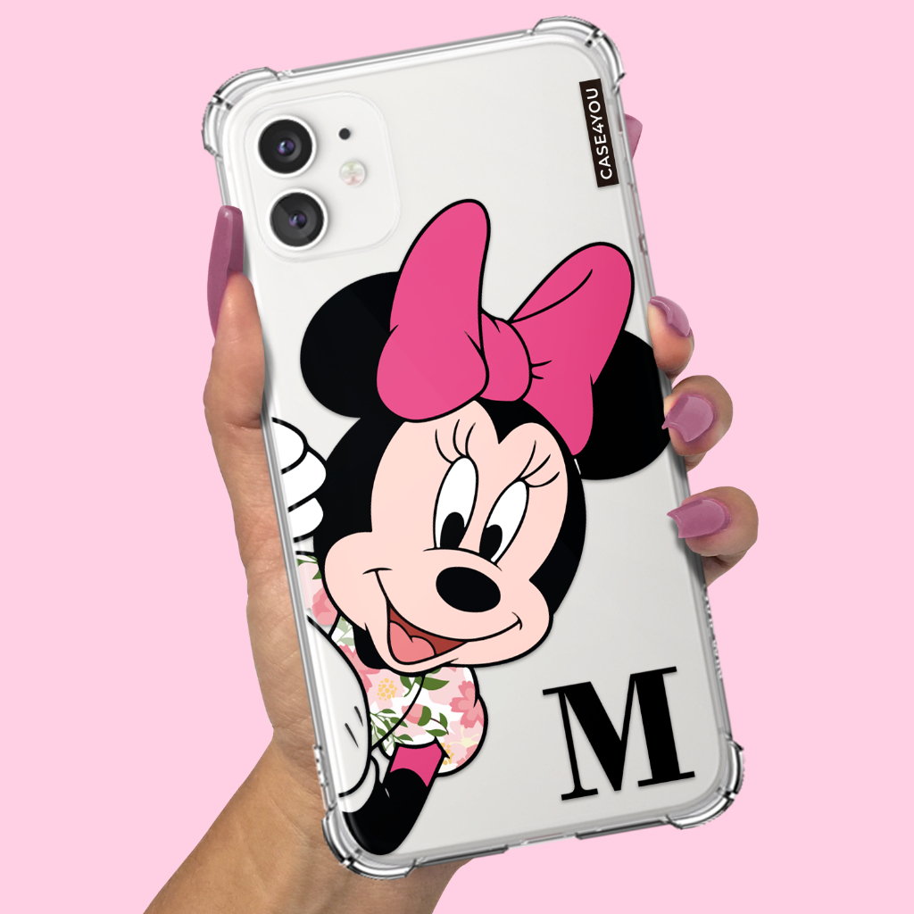 Capa Capinha para Samsung Galaxy A10 A10s A11 A12 A13 A14 A15 A16 A17 Anti-impacto Personalizada Minnie 9