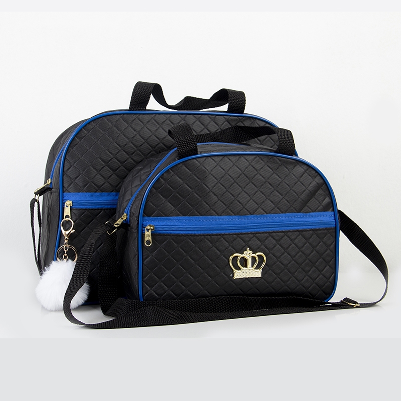 Kit Bolsa Maternidade Grande Menina ou Menino Acompanha 2 peças C/ POMPOM