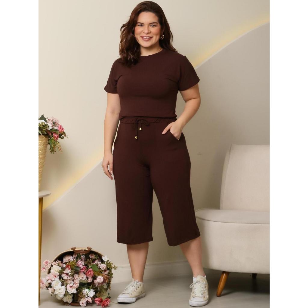 Conjunto Pantacourt Plus Size: Onde Comprar | BuscaProdutos