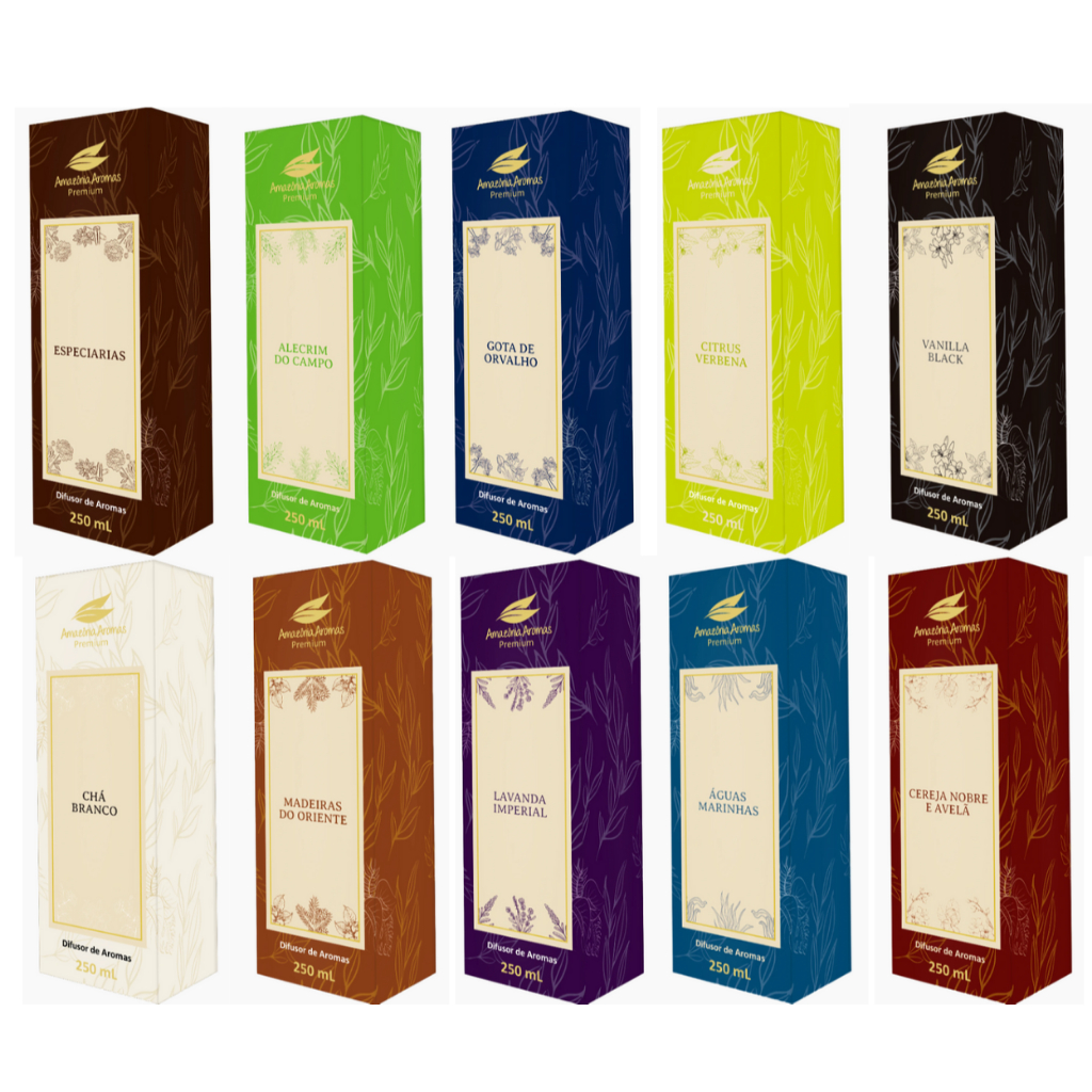 Difusor Premium 250ml - Amazônia Aromas - Lançamento