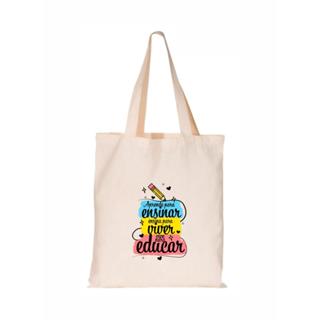 Kit 20 Ecobag Sacola Ecológica 30x35cm Personalizadas Dia dos Professores Lembrancinha em Oferta na Shopee