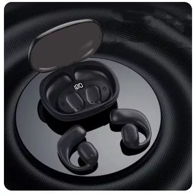 Fone de Ouvido Sem Fio Bluetooth com Condução Óssea/Compacto e Leve/Resistente a Água/Tipo-C