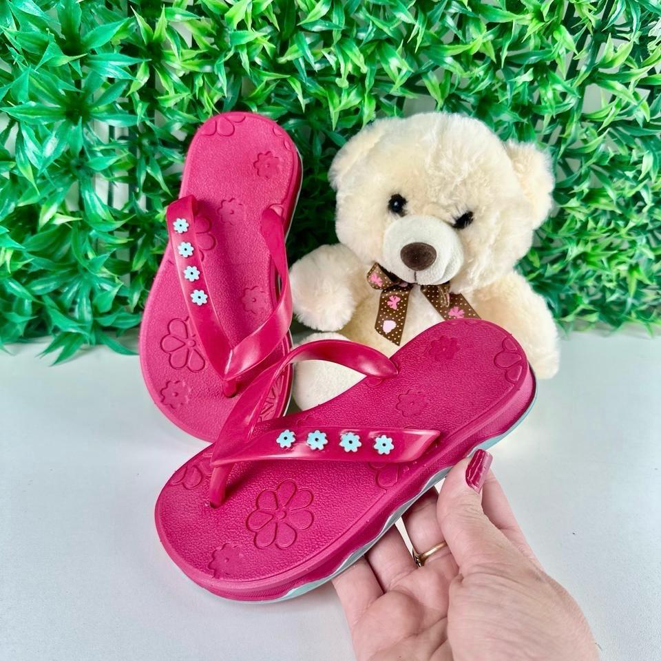Chinelo Sandália Infantil Feminino Florzinha 25 ao 32 Super Promoção