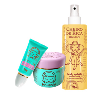 Kit Frescor Hidratação Kokeshi Pele de Porcelana Olhos Gueixa Cheiro Rica N2 Floral Fresco Frutado em Oferta na Shopee