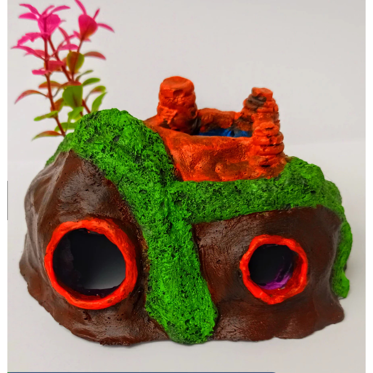 Gruta Para Aquario Peixes Pequenos / Decoração para Aquario