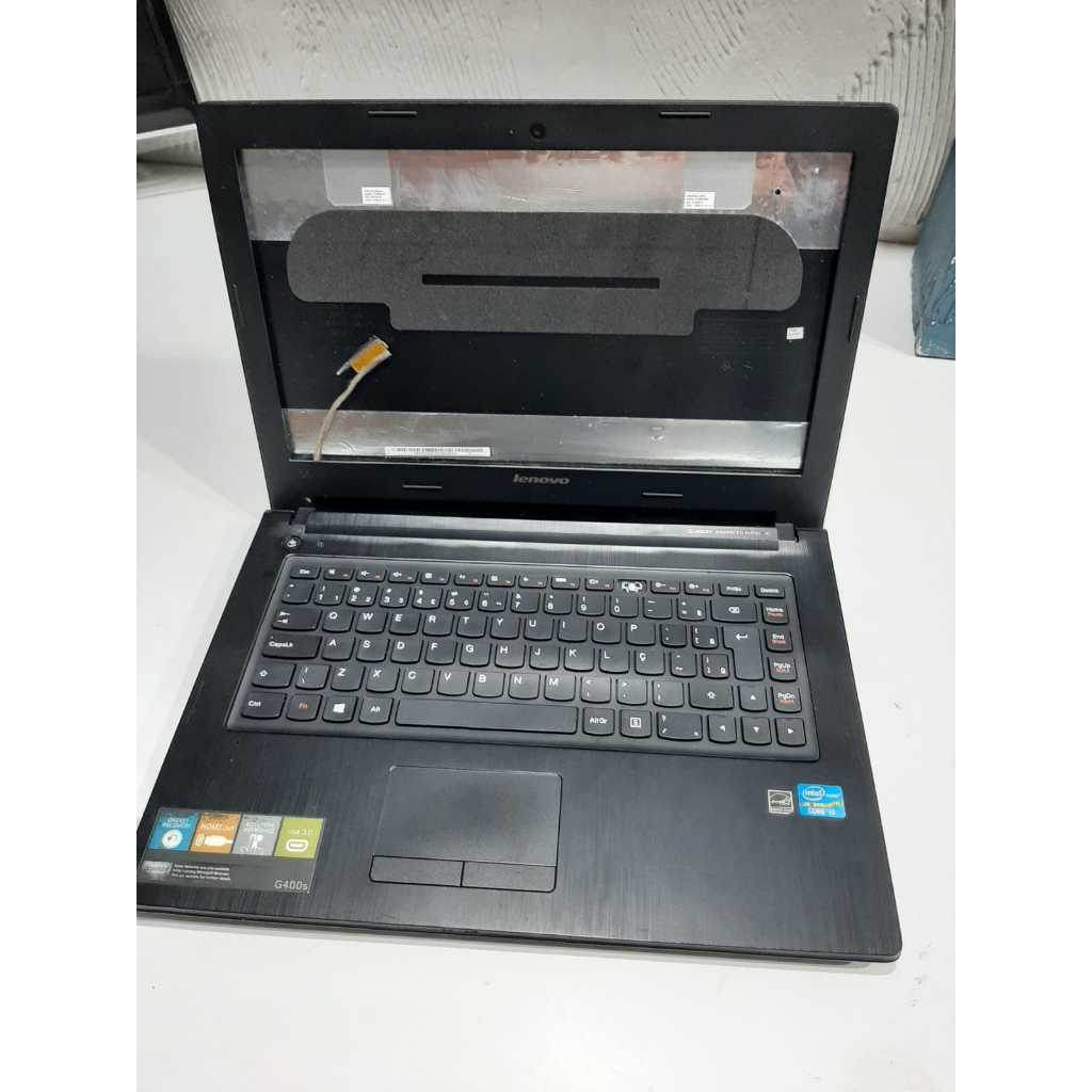 CARCAÇA PEÇAS E PARTES NOTEBOOK LENOVO SEM TOUCH  G400S    0098
