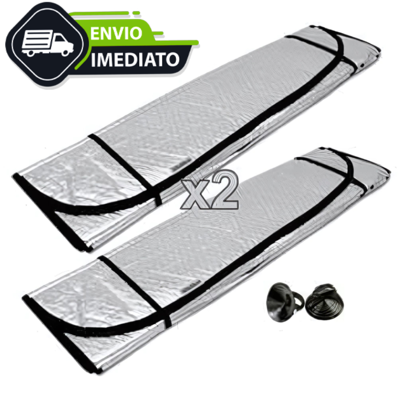 Kit Protetor Solar Para-brisa Painel De Carro Corta Sol Quebra Tapa Para Carros Universal (130x60cm) em Oferta na Shopee