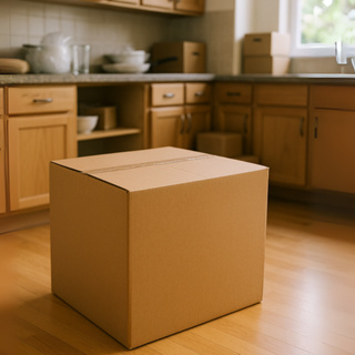 1 Caixa para Mudança de papelão grande 50x30x40 Embalagem maleta nova resistente para transporte em Oferta na Shopee