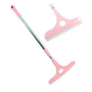 Rodo Multiuso Limpa Vidros Cabo Extensor Casa Banheiro 80 Cm