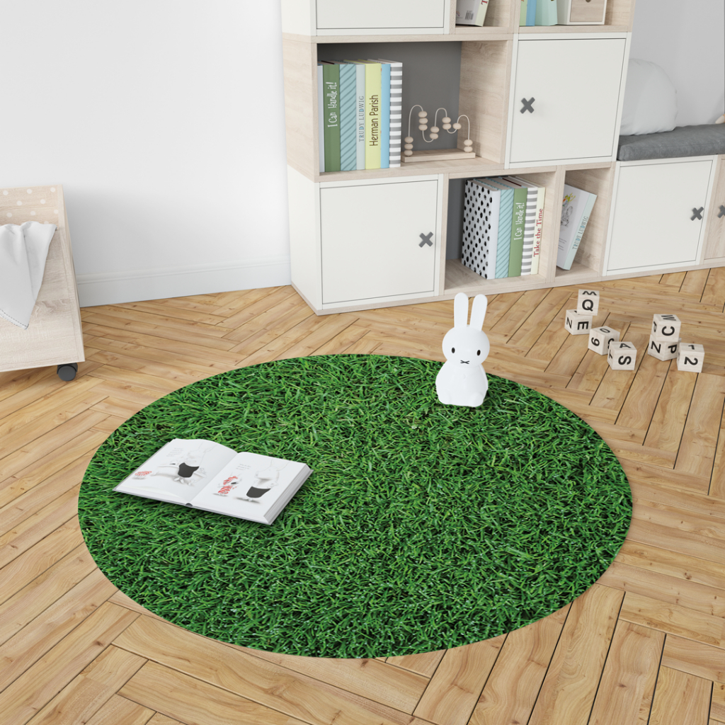 Tapete Decorativo Redondo 1,5 x 1,5 Tecido Sublimado Variados em Oferta na Shopee