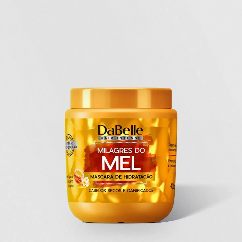 Dabelle Máscara de Hidratação Milagres do Mel 400gr em Oferta na Shopee