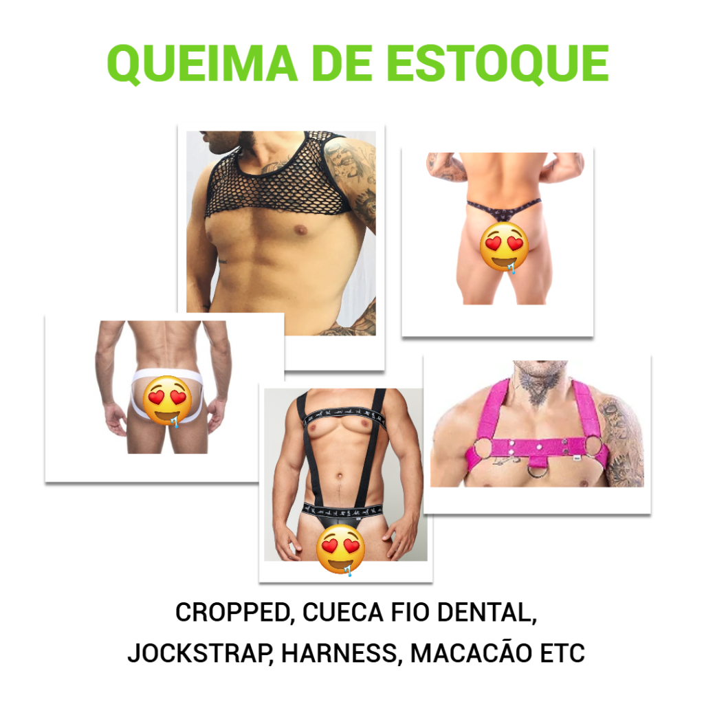 Cueca Jockstrap Masculina Cueca Fio Dental Cropped Masculino Harness Elastico Macacão Masculino Gay LGBT