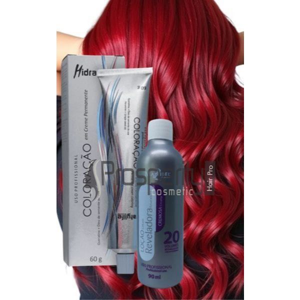 Tinta de Cabelo Red Mairibel + Oxi 20 vol
