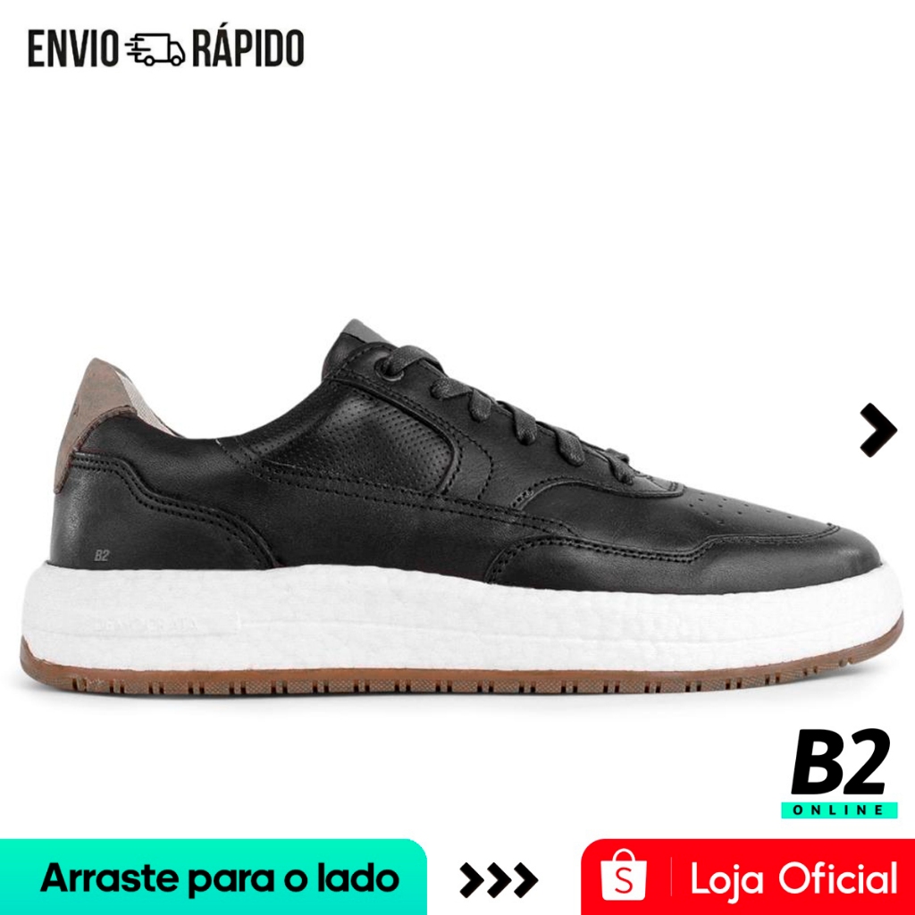 Sapatênis Democrata Denim Drake Pulse Masculino Preto Original Com Nota Fiscal e Garantia em Oferta na Shopee