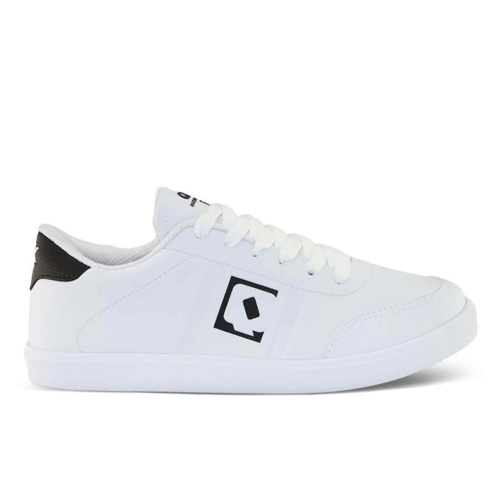 Tênis Qix City Skate Original Cano baixo Couro Sola Borracha Basico Feminino Masculino