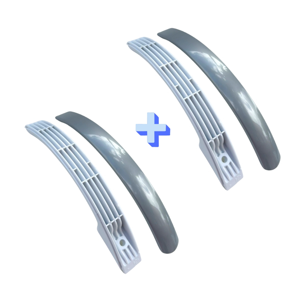 2 Kit Puxador Completo Refrigerador Electrolux Capa 67492897 Puxador 67492896 Re28 Df34 Dc47 Df38