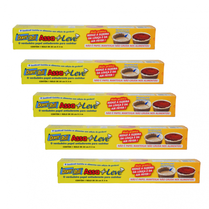 Papel Dover Assa+leve Antiaderente 30cm X 3m Anti Gordura