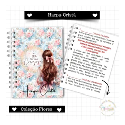 Harpa Cristã Personalizada Letra Grande, Pode Incluir Nome e escolher estampa/capa - Feminina e Masculina