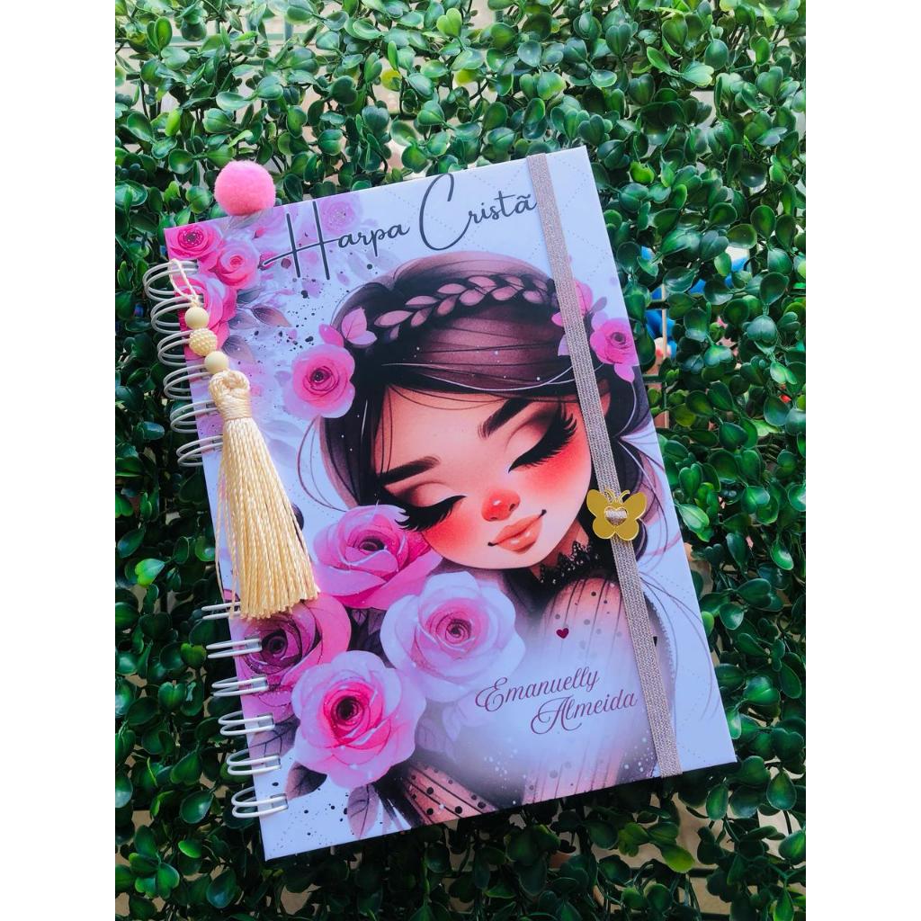 Harpa Cristã Personalizada Letra Grande, Pode Incluir Nome e escolher estampa/capa - Feminina e Masculina — imagem 2 de 2