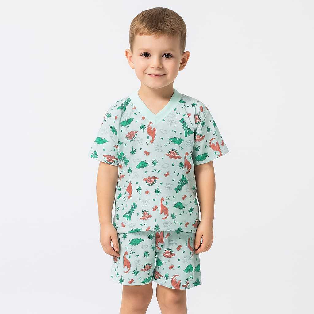 Pijama infantil manga curta em Oferta na Shopee