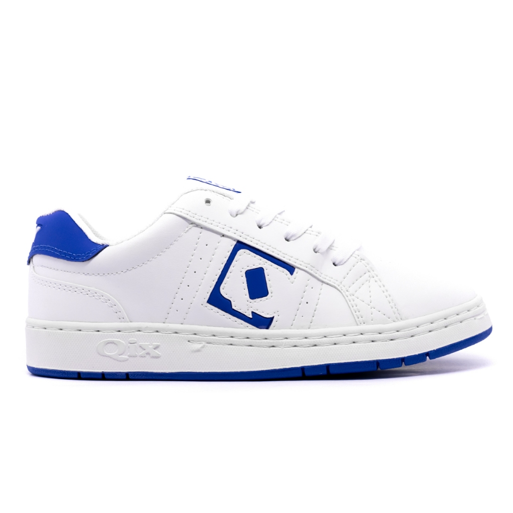 Tênis Qix Skate Combat Retrô Original Skatista Street Couro Sola Borracha Lixa